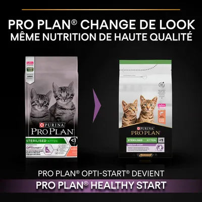 15kg PURINA PRO PLAN Sterilised Kitten Healthy Start saumon pour chaton(4 variantes)