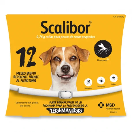 2 Colliers Scalibor antiparasitaire grand chiens 65cm